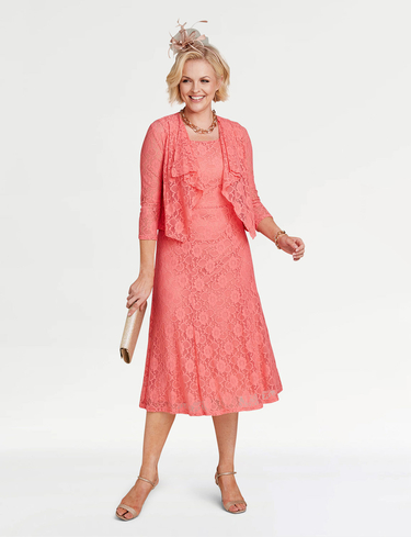 Lace Dress and Jacket - LO034